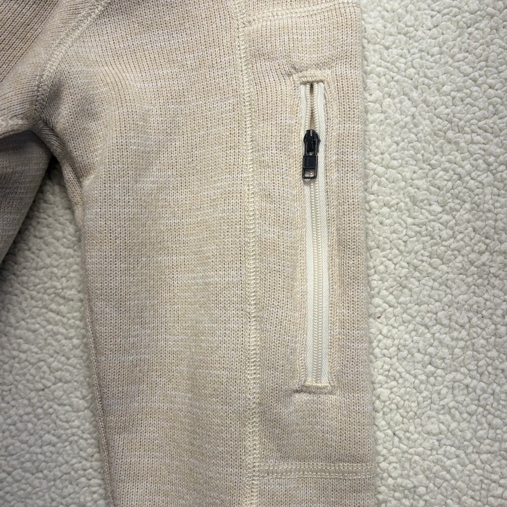 Patagonia Better Sweater Jacket Medium Women Beige 1/4 Zip Fleece Hiking 25618 - Picture 7 of 11